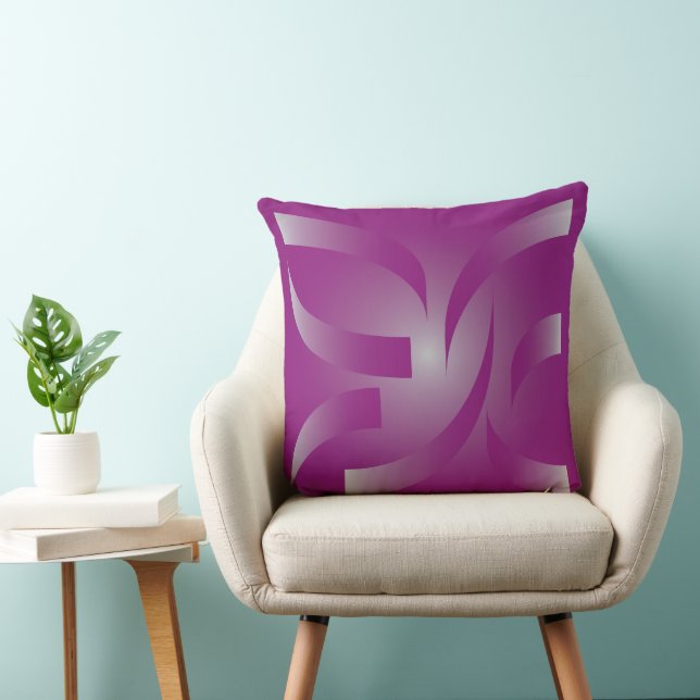 Coussin Rubans magenta (Chaise)