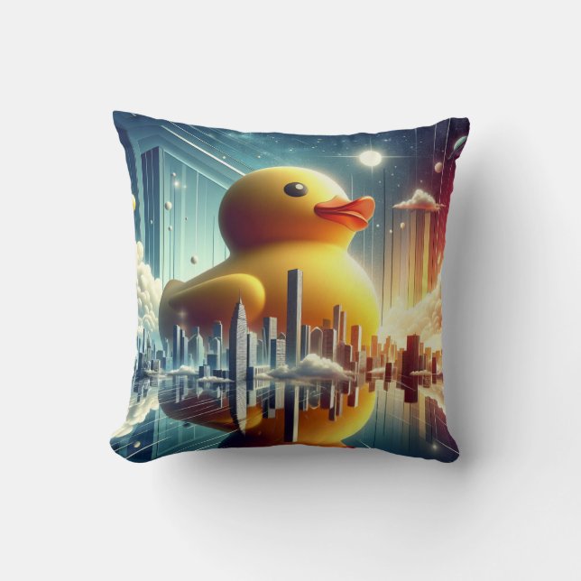 Coussin Rubber Duckie Duck  (Recto)