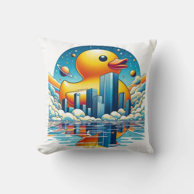 Coussin Rubber Duckie Duck  (Recto)