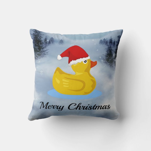 Coussin Rubber Ducky, Merry Christmas, (Verso)