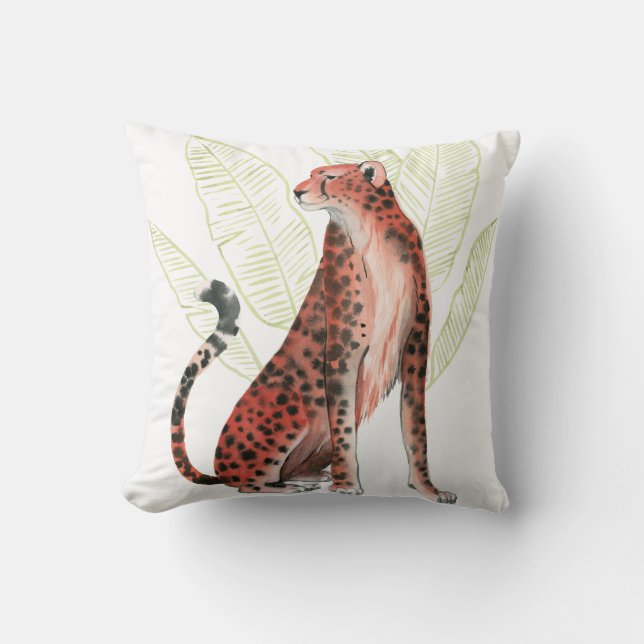 Coussin Ruby Runner Leopard (Recto)