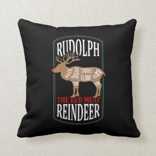Coussin Rudolph L'Oreiller À Jeter De La Viande Rouge