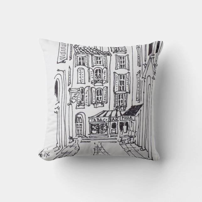 Coussin Rue de la Masse| Aix en Provence, France (Recto)