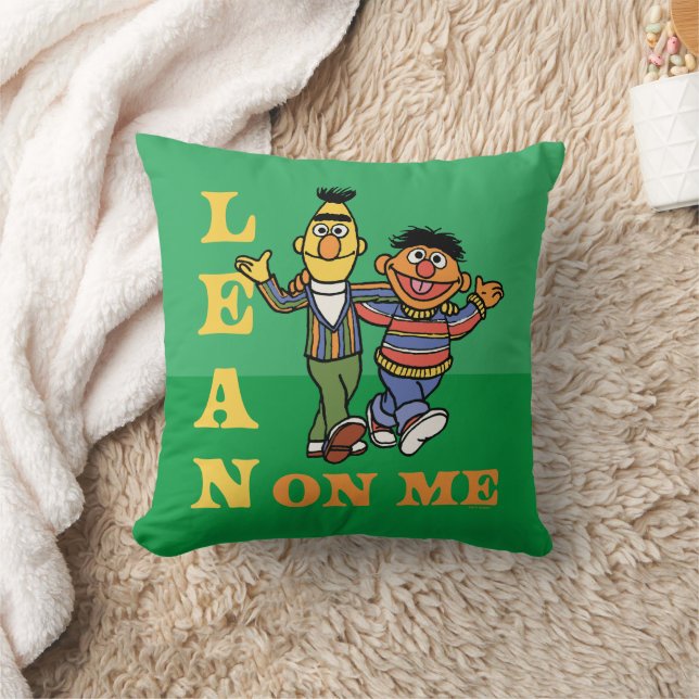 Coussin Rue Sésame | Bert & Ernie Lean sur moi (Couverture)