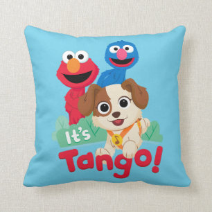 Coussin Rue Sésame   C'est Tango avec Elmo et Grover