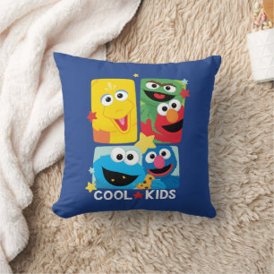 Coussin Rue Sésame   Enfants Cool