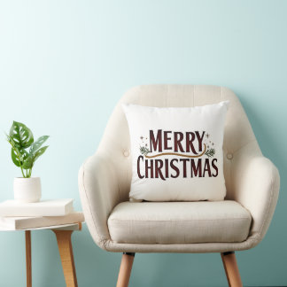 Coussin Rustic Christmas Cheer Pillow
