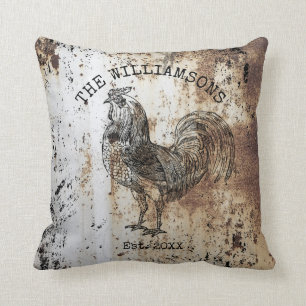 Coussin Rustic Vintage Antique Family
