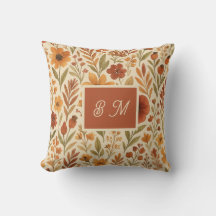 Rustique Automne vibes d'automne & Monogramme flor