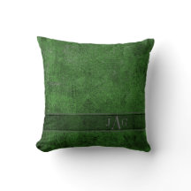 Coussin rustique de couverture de livre en vert