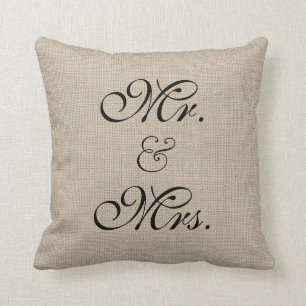 Coussin rustique de Tableau d'amoureux
