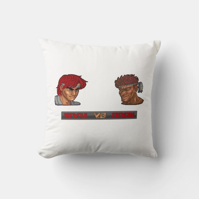 Coussin Ryu contre Adon (Recto)