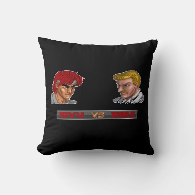 Coussin Ryu contre Eagle (Recto)