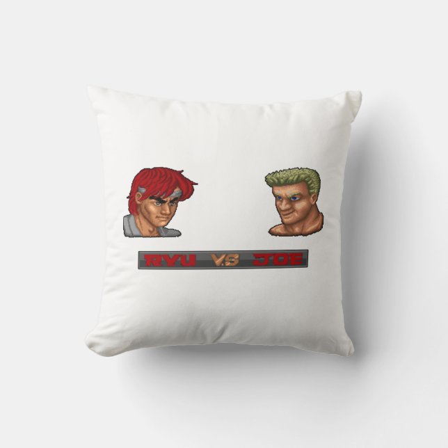 Coussin Ryu contre Joe (Recto)