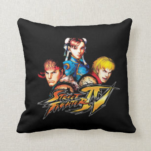 Coussin Ryu, Ken et Chun-Li