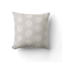Sable blanc Motif feuille de palme côtière