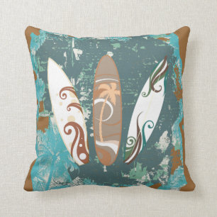Coussin sable surfant de carreaux de planches de surf