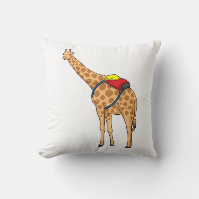 Coussin Sac à dos Giraffe (Recto)