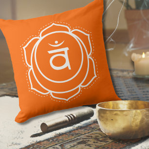 Coussin Sacral Chakra   Svadhisthana   Méditation orange