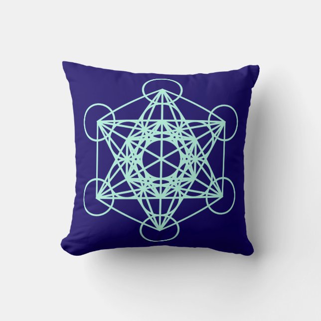 Coussin sacré de carré de la géométrie d'Arkhangel (Recto)