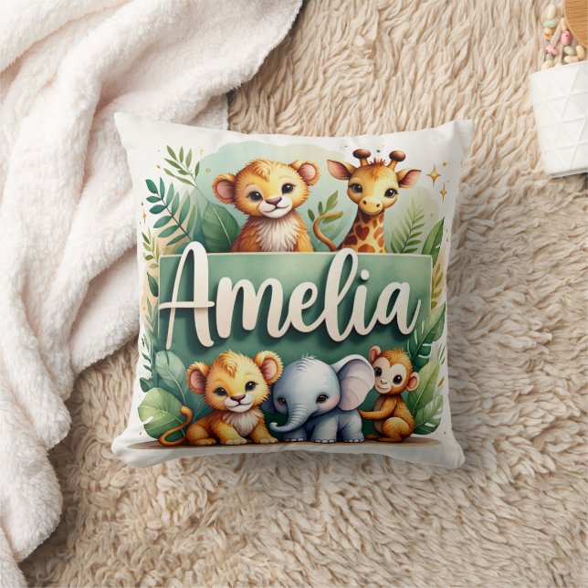 Coussin Safari Aventure Amelia Jeu d'oreiller (Couverture)