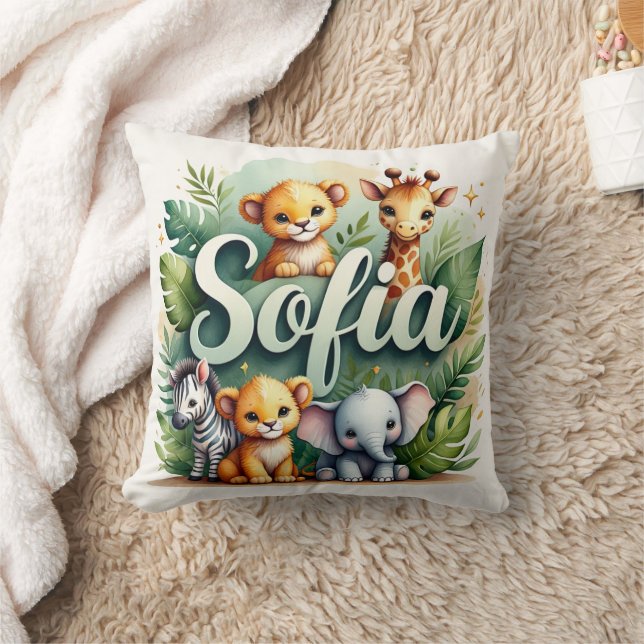 Coussin Safari Aventure Sofia Jeu d'oreiller (Couverture)
