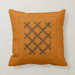 Coussin Saffron et Crisscross Mojo