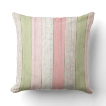 Sage rustique Vert & Rose Floral Bois Cottage Chic