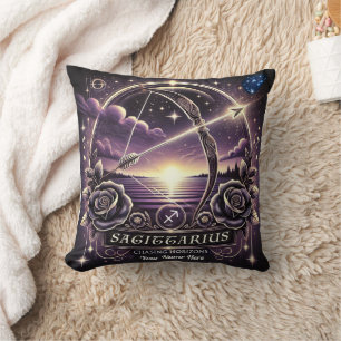 Coussin Sagittaire "Chasing Horizons" Jeu d'oreiller - Per