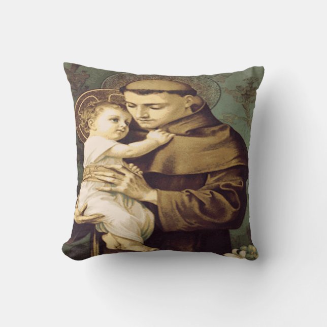 Coussin Saint-Anthony Padoue (Recto)