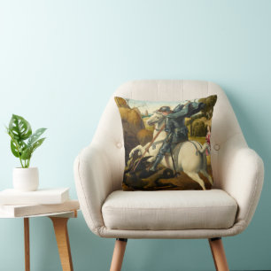 Coussin Saint George et le Dragon, 1506 par Raphael