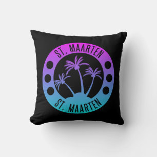 Coussin Saint-Martin Blue Gradient Sint Martin