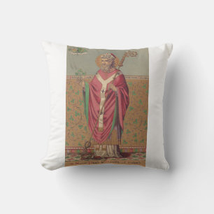 Coussin Saint Patrick d'Irlande Art Sacré Celtique