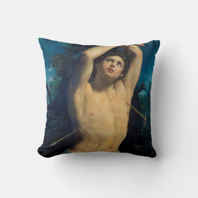 Coussin Saint-Sébastien (Saint-Sébastien), Guido Reni (Recto)