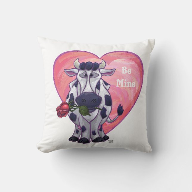 Coussin Saint Valentin de la vache (Recto)