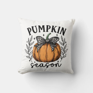 Coussin Saison Citrouille de Coquette Automne