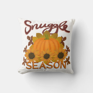 Coussin "Saison de bascule" Cosy Throw Cushion (double fac