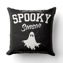 Saison éffrayante Halloween Jeu d'oreiller