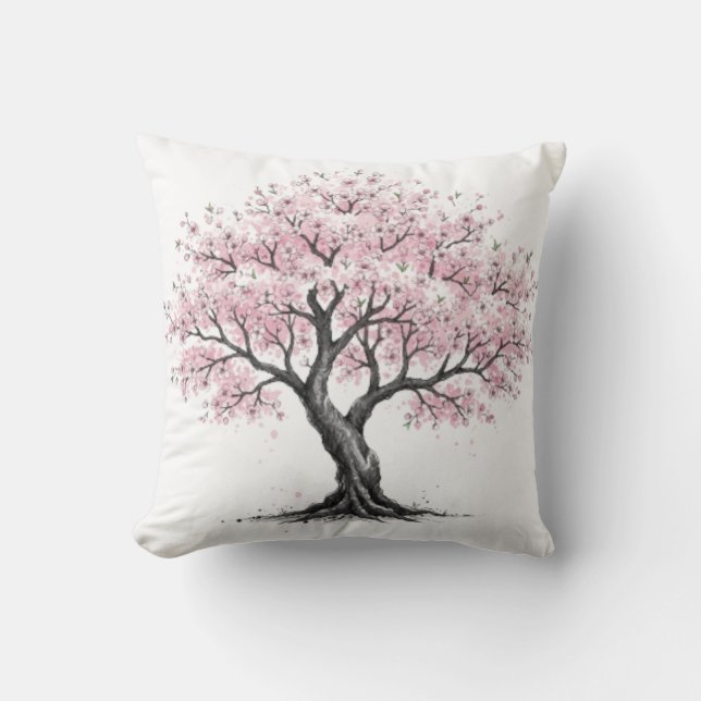 Coussin Sakura Tree (Recto)