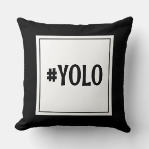Coussin Salle de dortoir moderne en noir et blanc