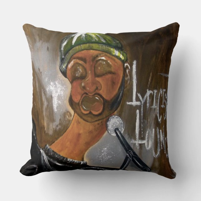 Coussin Salon d'auteur lyrique (Recto)