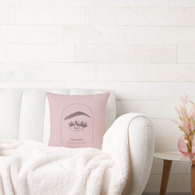 Coussin Salon de Beauté Arc Rose Élégant (Canapé)