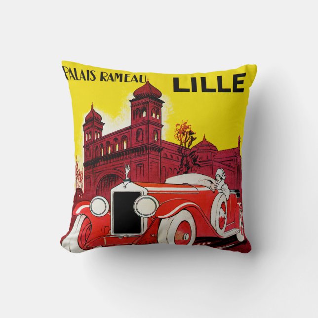 Coussin ~ Salon Regionale de L'Automobile de Lille (Recto)
