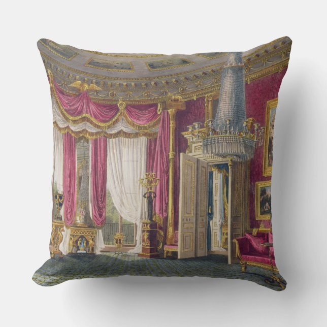 Coussin Salon rose de satin (deuxième vue) Carlton Hous (Recto)