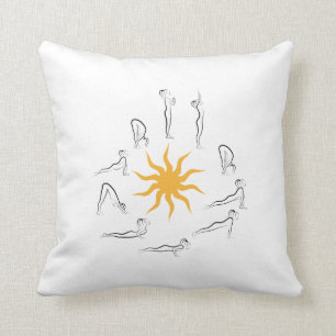 Coussin salutation du soleil de yoga