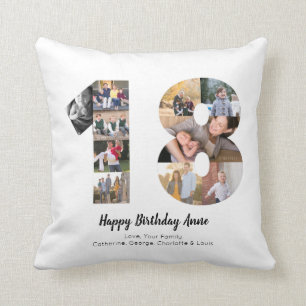 Coussin Salutation faite sur commande de 18ème de nombre