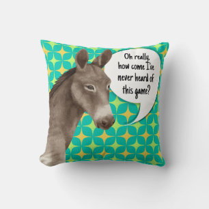Coussin Salutation humoristique