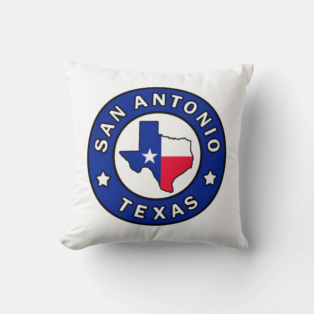 Coussin San Antonio Texas (Recto)