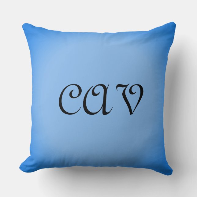 Coussin Sangria Cornflower Blue (Recto)