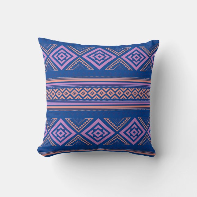 Coussin Sans couture tribal (Recto)